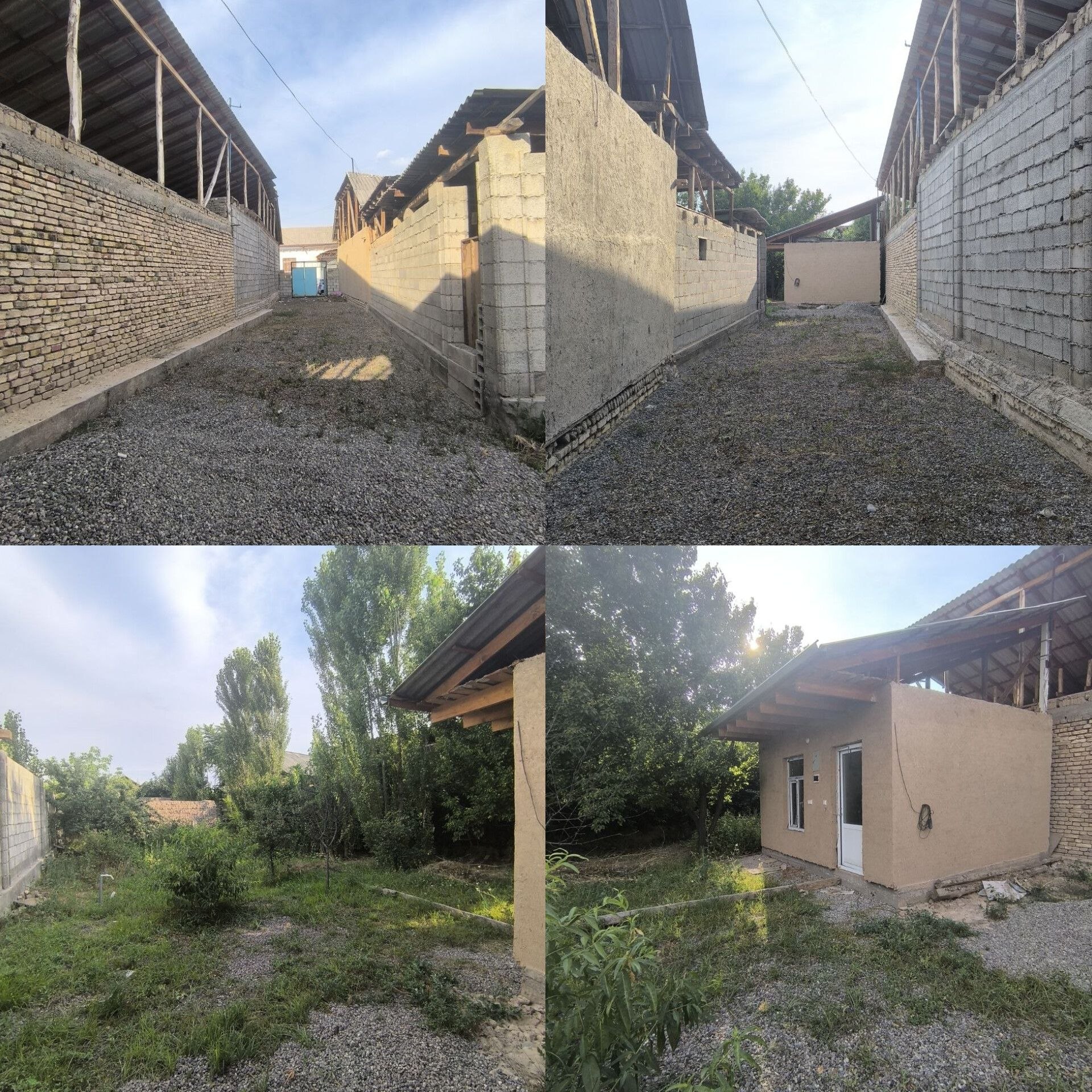 4 sotix yer — 1 xona uy bilan