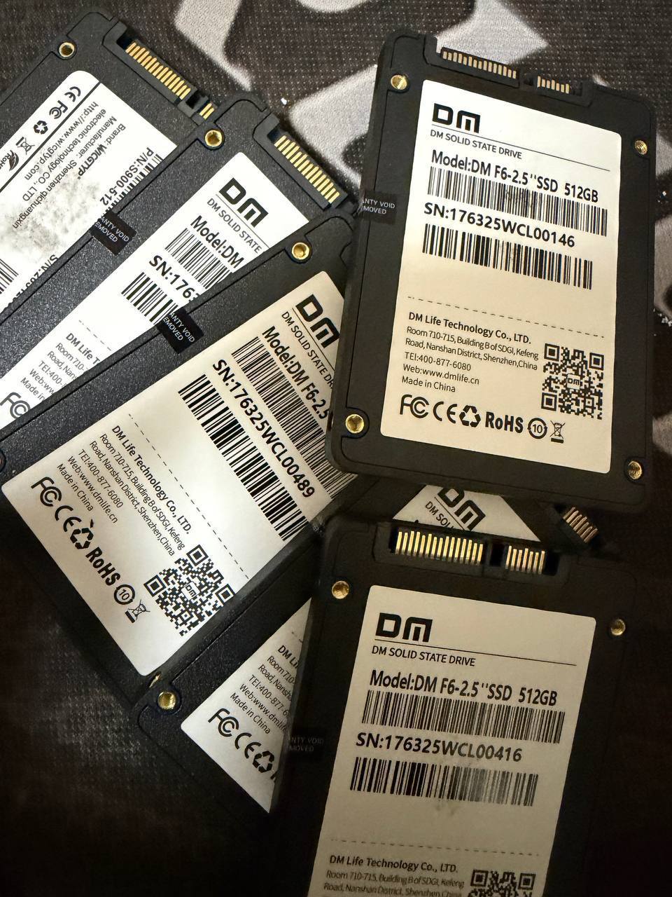 SATA 512GB — yangi, yuqori tezlik