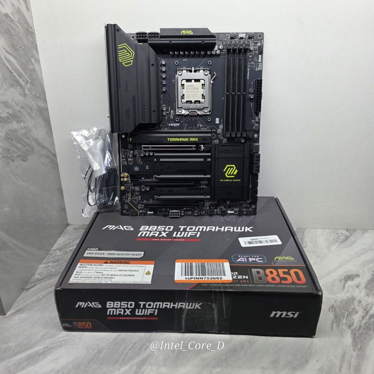 MSI MAG B850 TOMAHAWK MAX WIFI — ideal holat