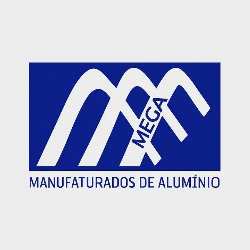Logo MEGA MANUFATURADOS DE ALUMINIO LTDA