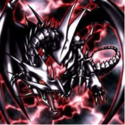 Dragon Noir Aux Yeux Rouges