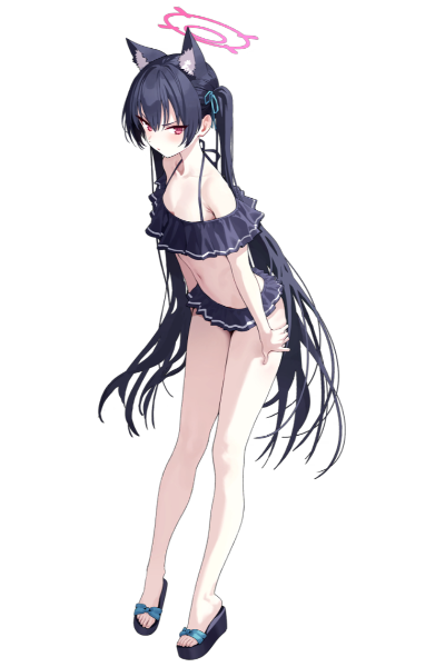 Kuromi Serika (Swimsuit ver.)