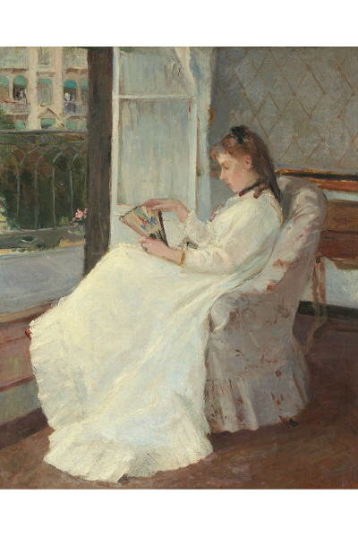 Berthe Morisot, La sœur de l’artiste à une fenêtre (1869)