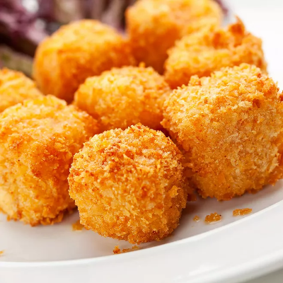 Les croquettes aux crevettes grises