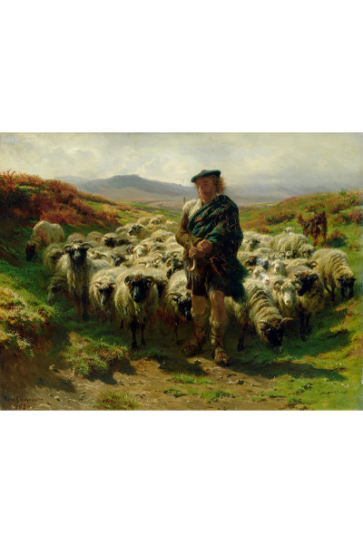 Maria-Rosa Bonheur, The Highland Shepherd (1859)