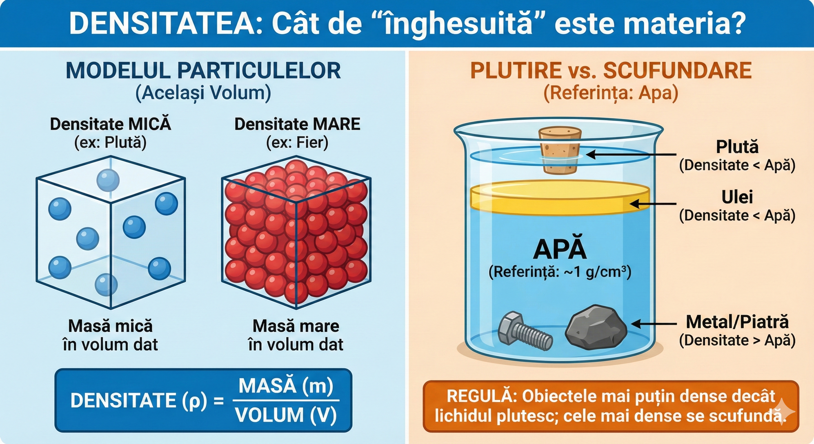 Densitatea: Arhitectura Atomică