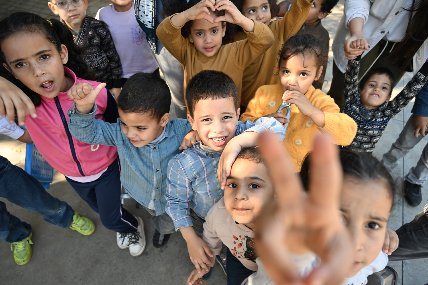 Children smiling