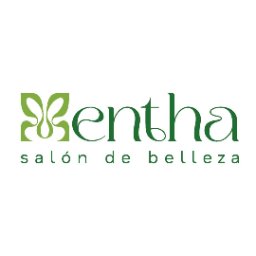 Logo de MENTHA SALÓN, refresca tu cuerpo y tu  alma. 