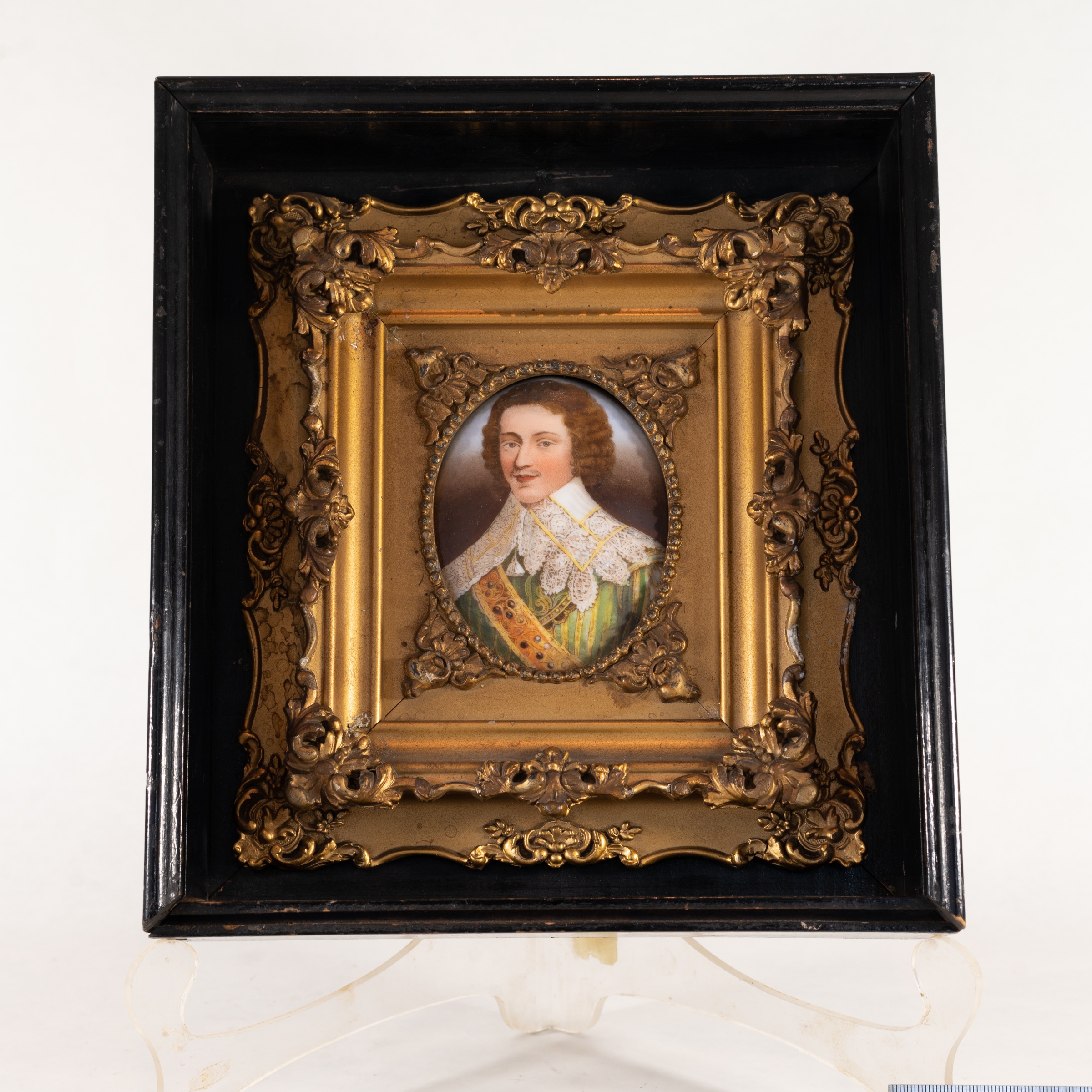 Victorian portrait miniature of William III as a child, after Cornelius Johnson — estimate: £300 – £500