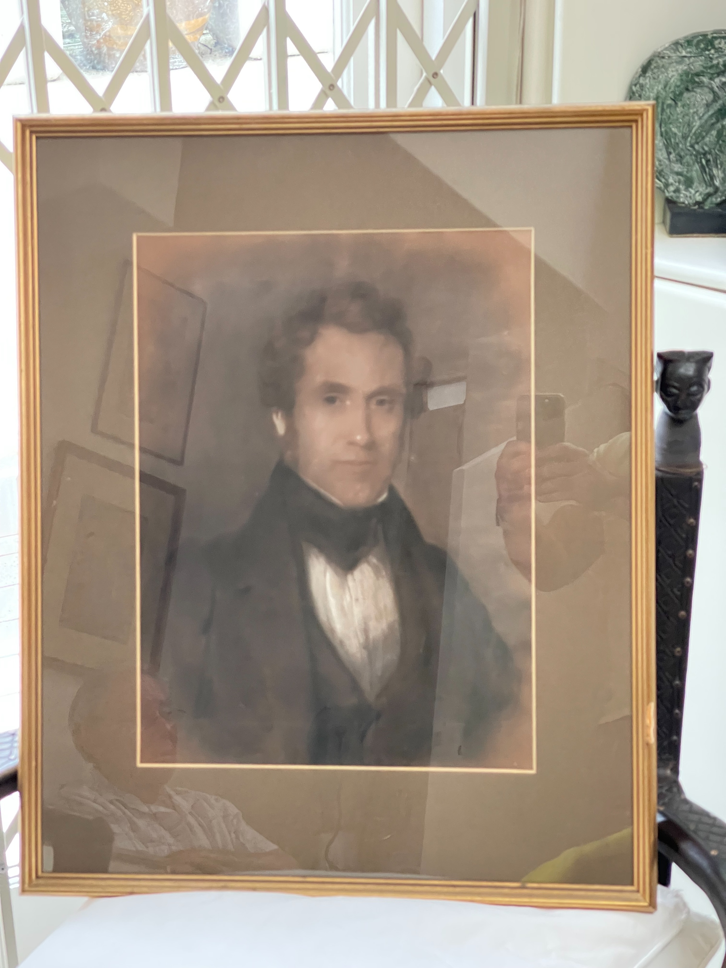 French or British School, gentleman, c. 1830 — $600 – $1,200