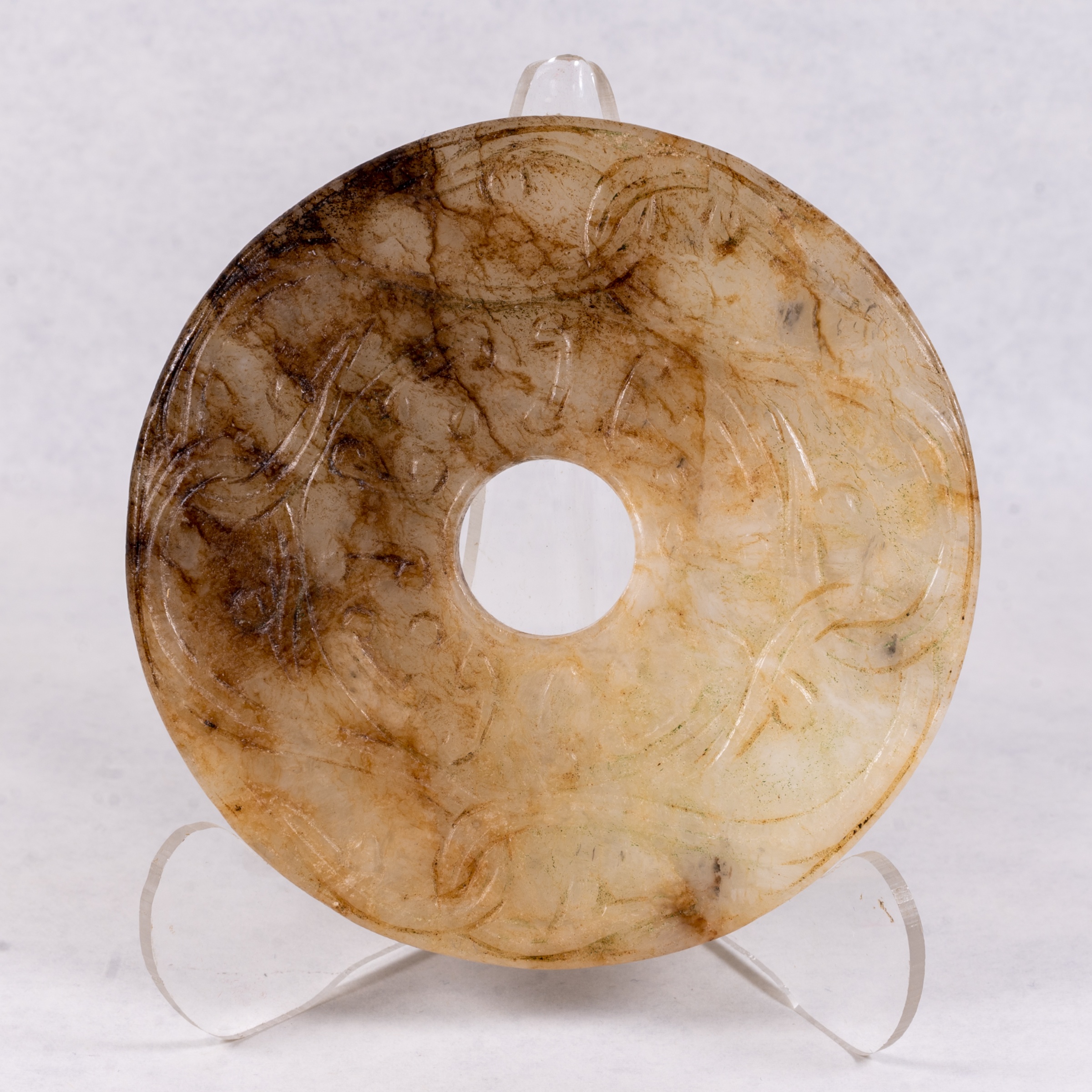 Han-style incised bi, 20th century — $400 – $600
