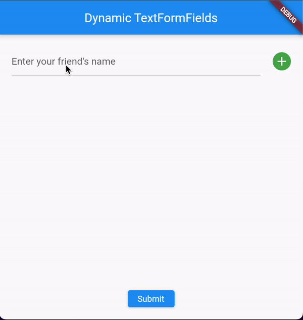 Flutter | Dynamically Add & Remove Textfields