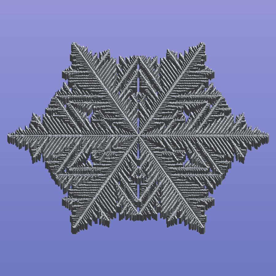 mesh fernlike dendrite