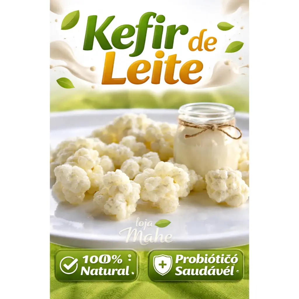 Kefir caseiro — kit de grãos