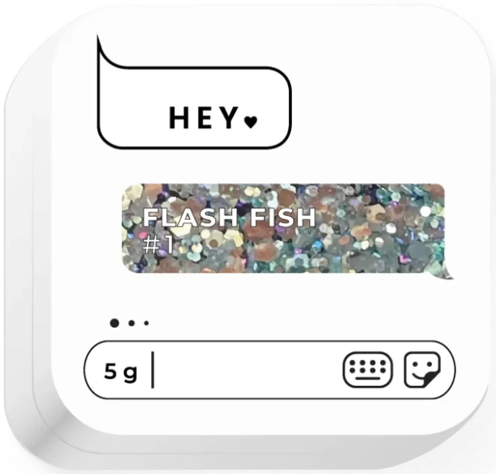 Design-Gel Flash Fish #1 von HeyLove, 5 g