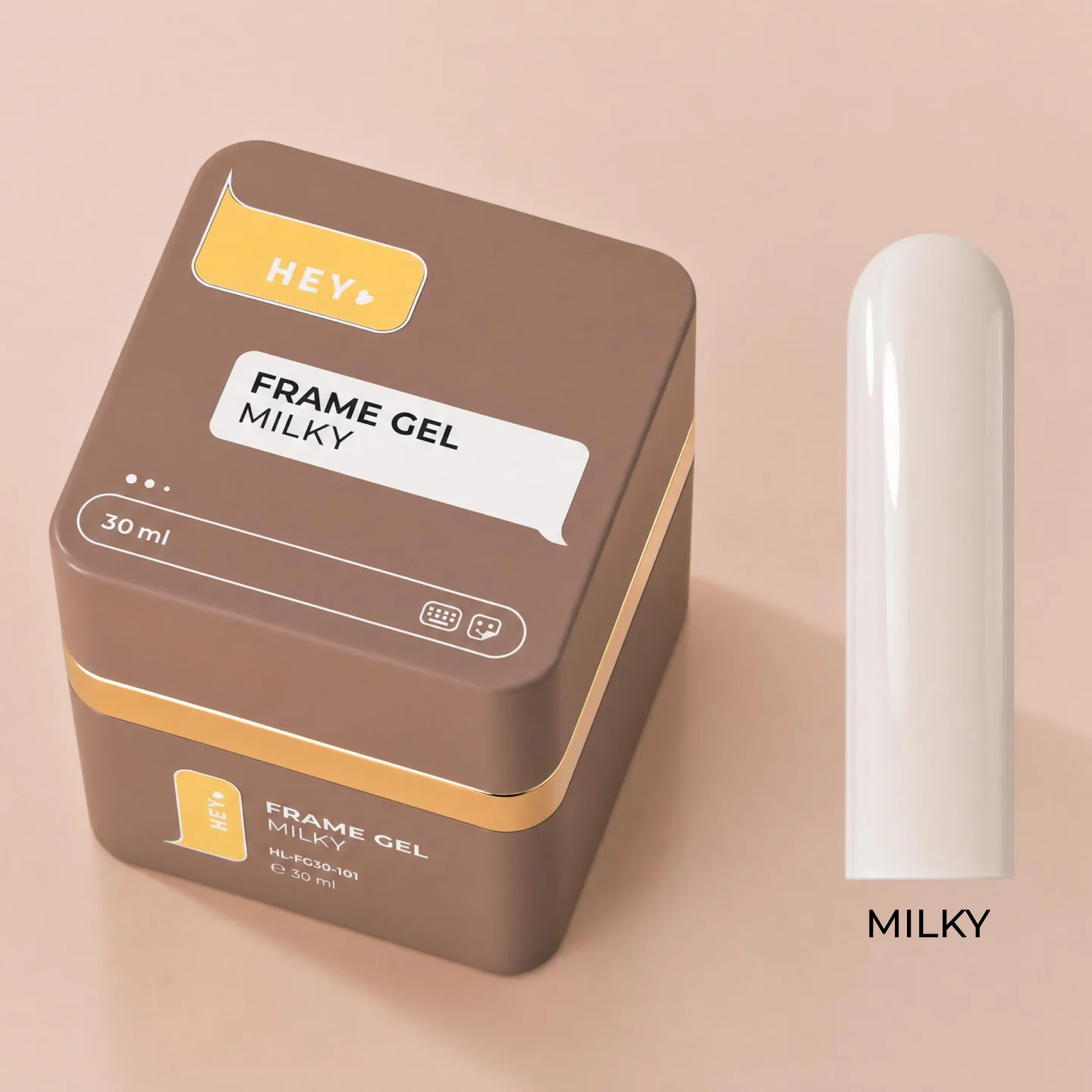 Frame Gel Milky mit Pumpe von HeyLove, 30 ml