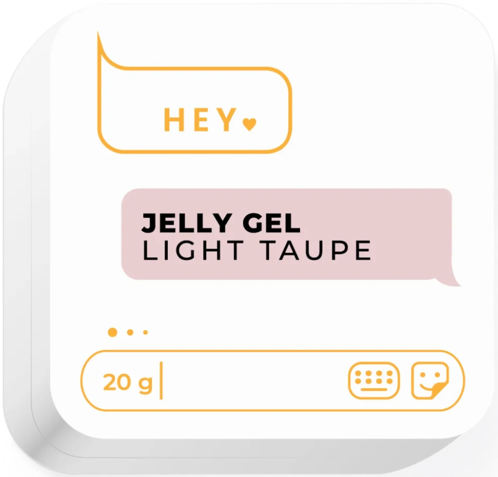 Aufbaugel Light Taupe von HeyLove, 20 g