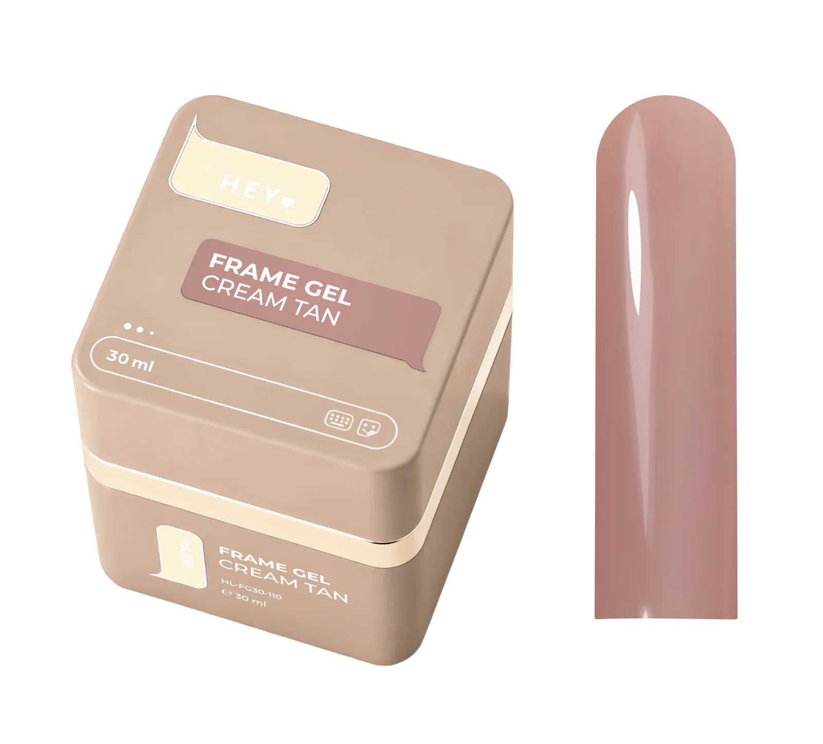Frame Gel Cream Tan mit Pumpe von HeyLove, 30 ml