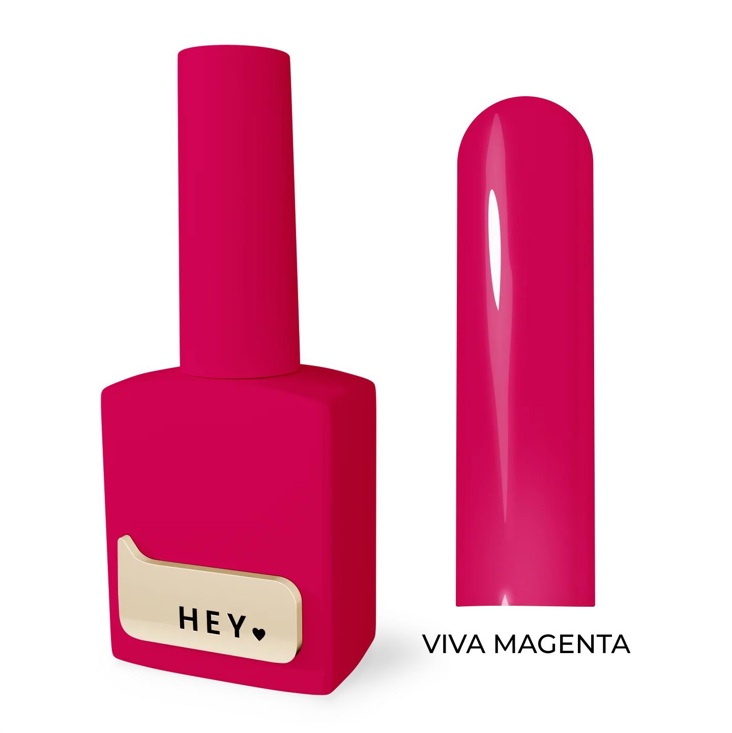 Gel-Lack Viva Magenta von HeyLove, 15 ml