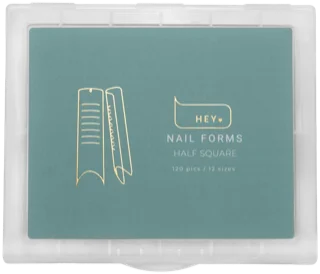 Gel Tips Oberformen „Half Square“ von HeyLove, 120 Stück