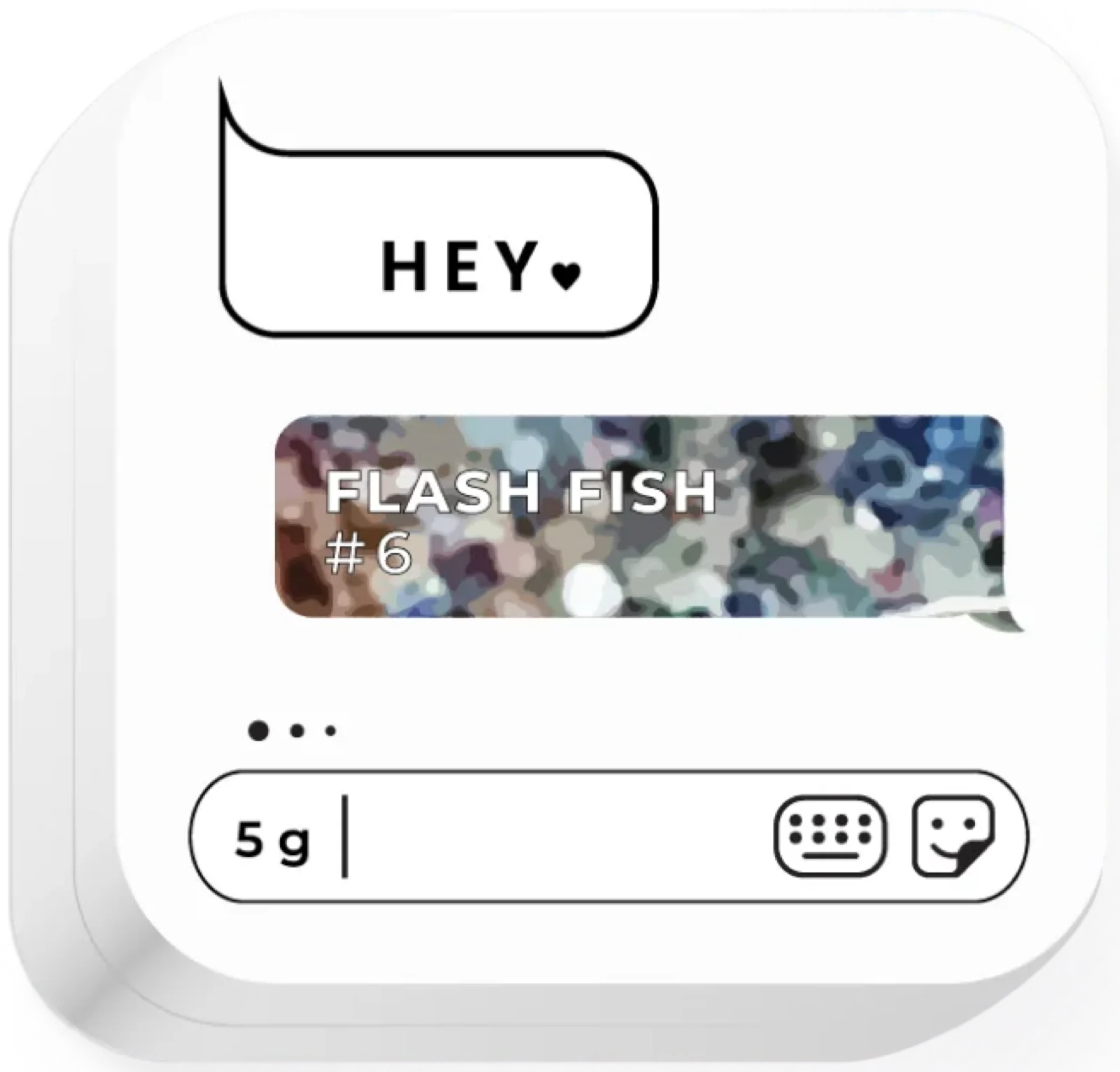 Design-Gel Flash Fish #6 von HeyLove, 5 g