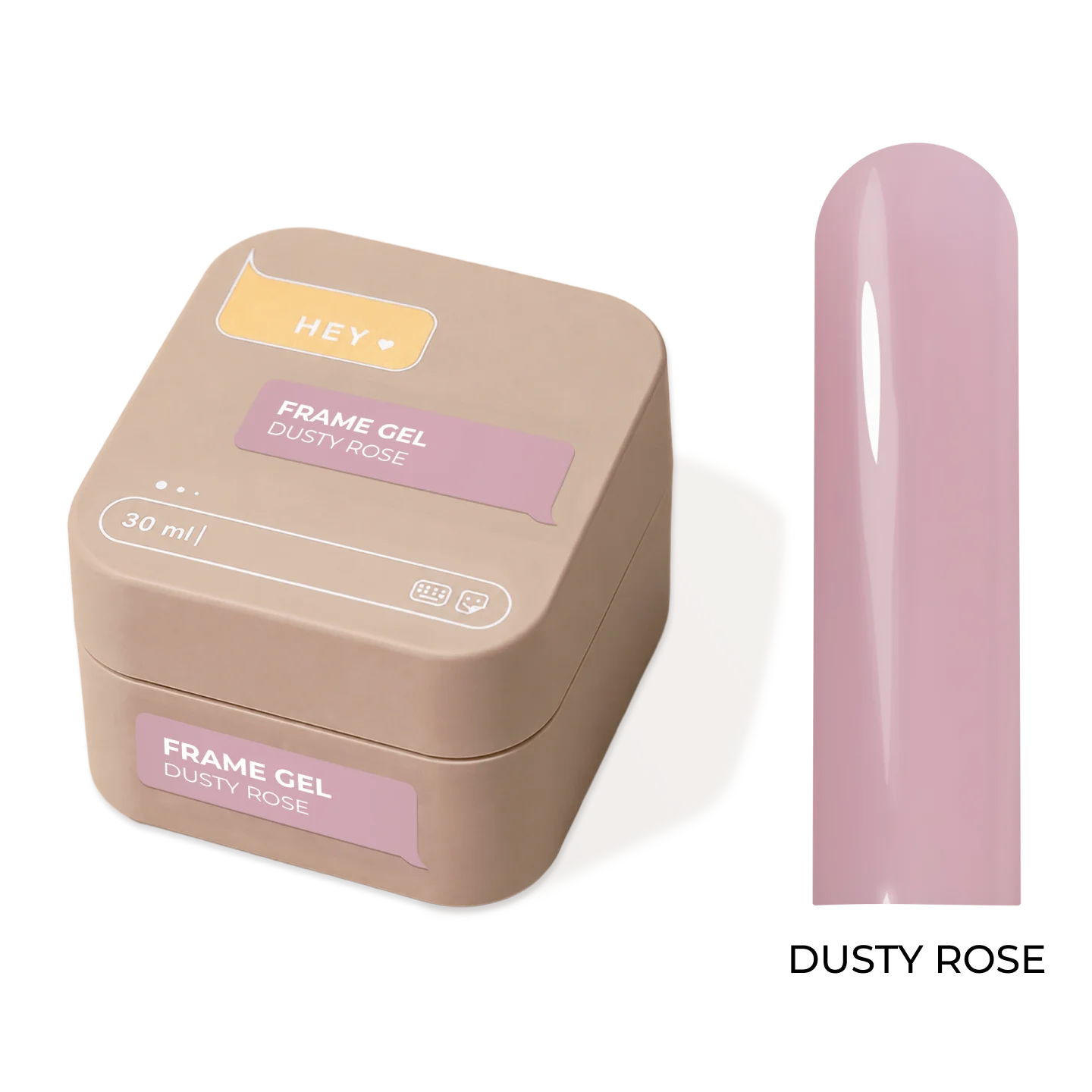 Frame Gel Dusty Rose von HeyLove, 30 ml