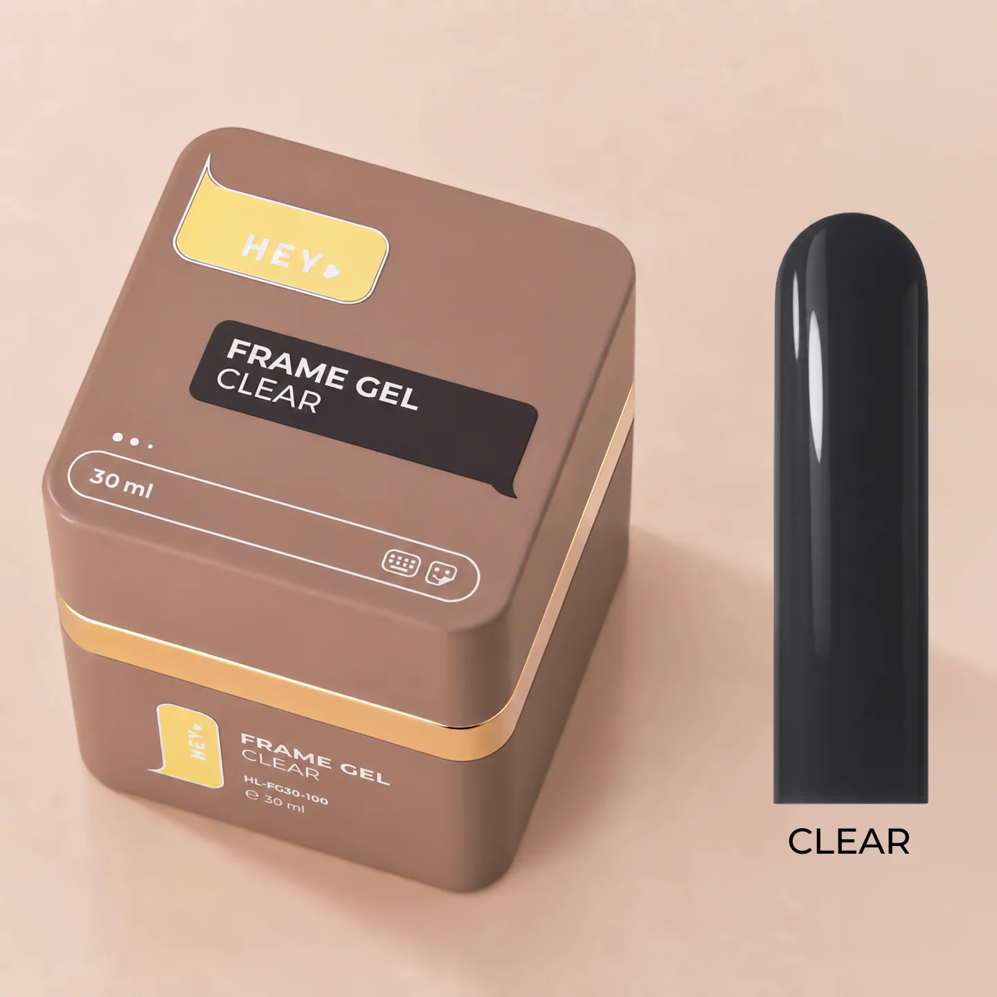 Frame Gel Clear mit Pumpe von HeyLove, 30 ml