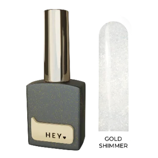 Top Coat Gold shimmer von HeyLove, 15 ml