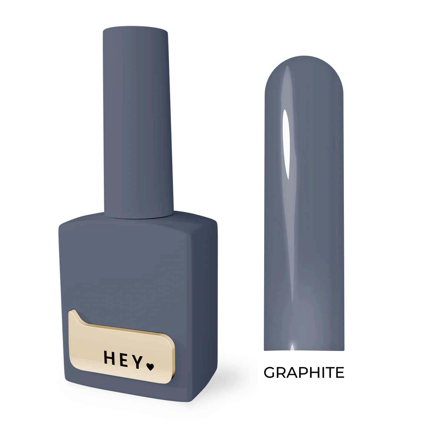 Gel-Lack Graphite von HeyLove, 15 ml