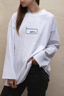 Longsleeve Langarmshirt HEYLOVE White von HeyLove, 1 Stück
