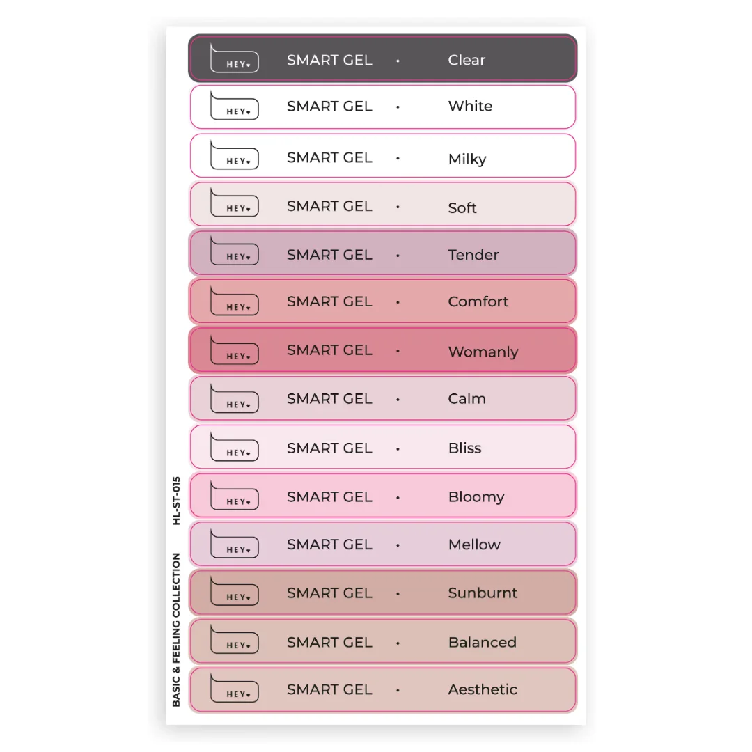 Farbnamen-Sticker Farbnamen-Sticker BASIC & FEELING Collection von HeyLove, 1 Stück