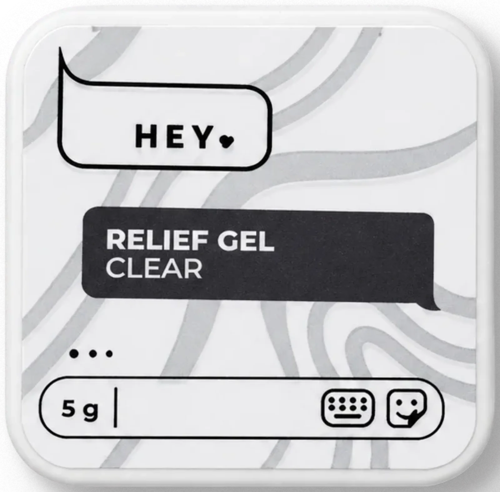 Design-Gel Gum gel Clear von HeyLove, 5 g