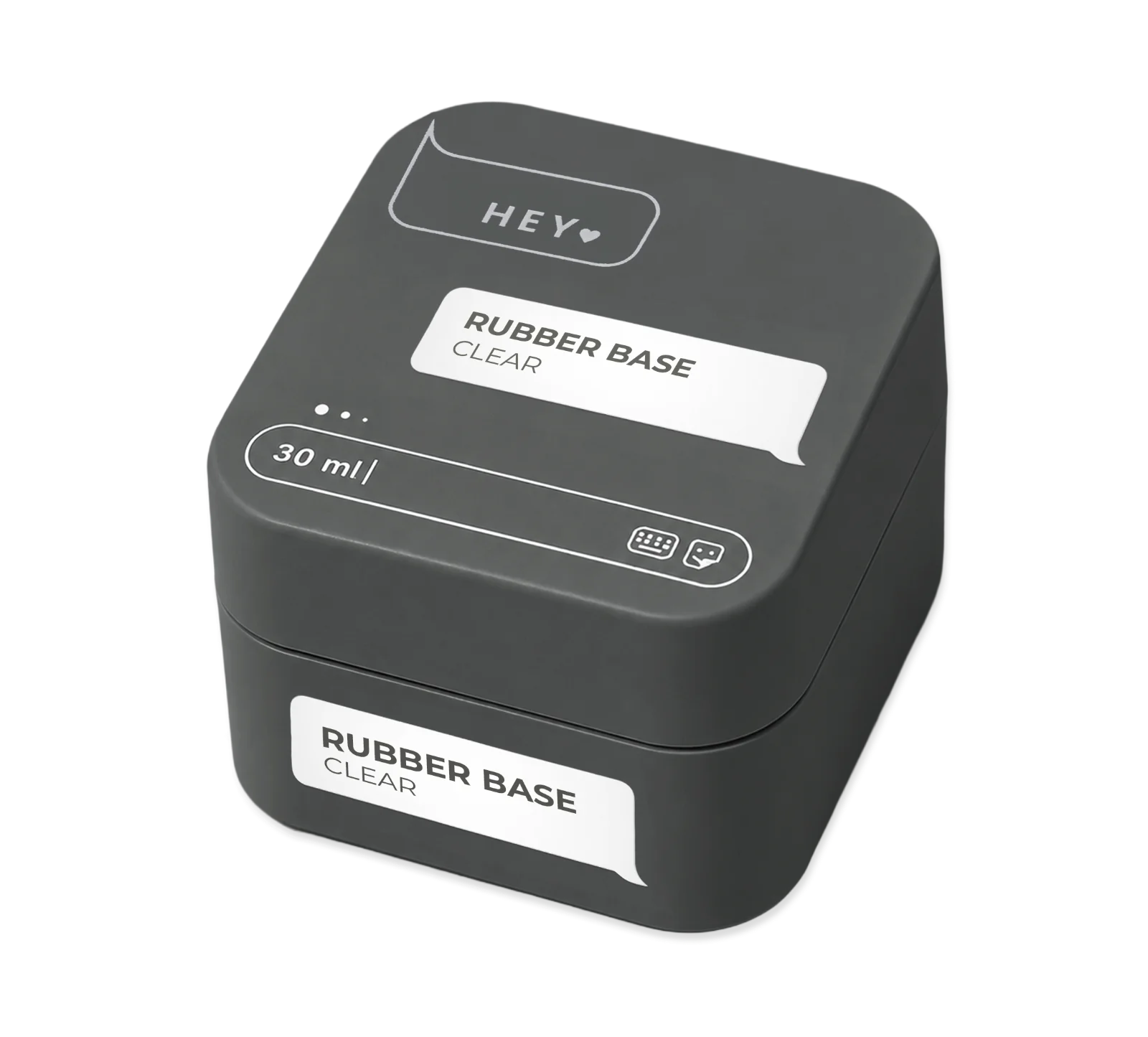 Rubber Base Rubber Base „CLEAR“ mit Pumpe von HeyLove, 30 ml
