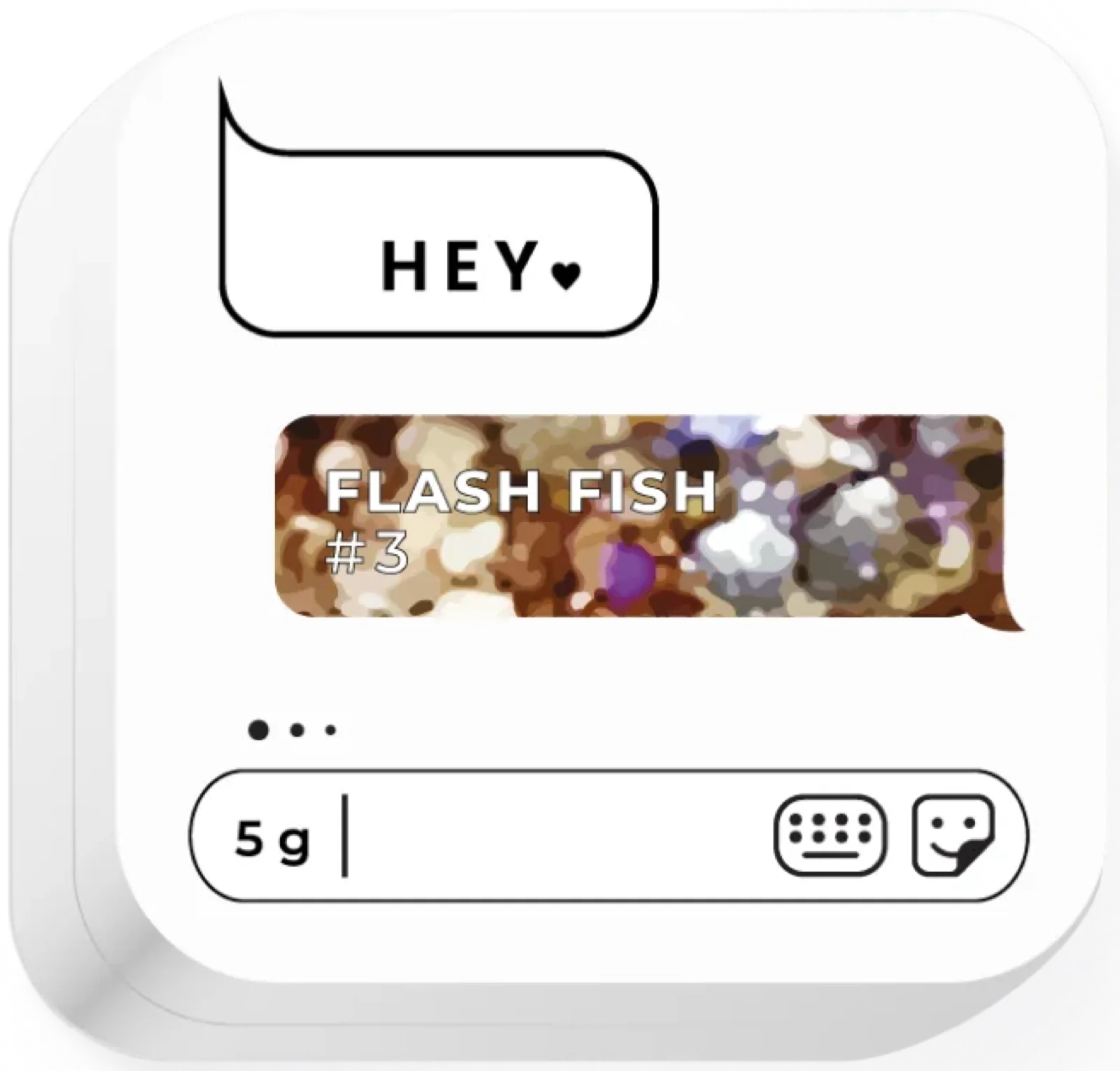 Design-Gel Flash Fish #3 von HeyLove, 5 g