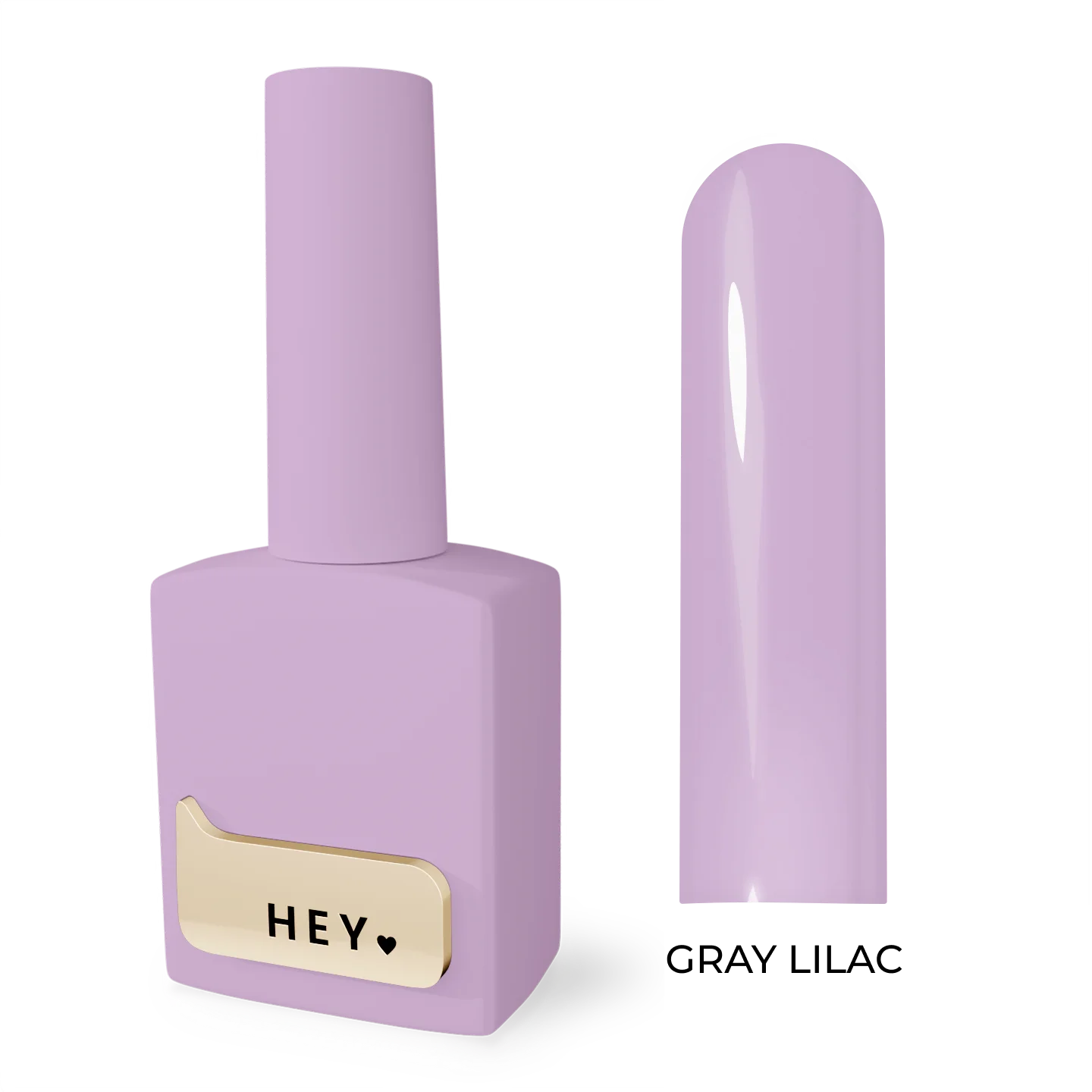 Gel-Lack Gray Lilac von HeyLove, 15 ml