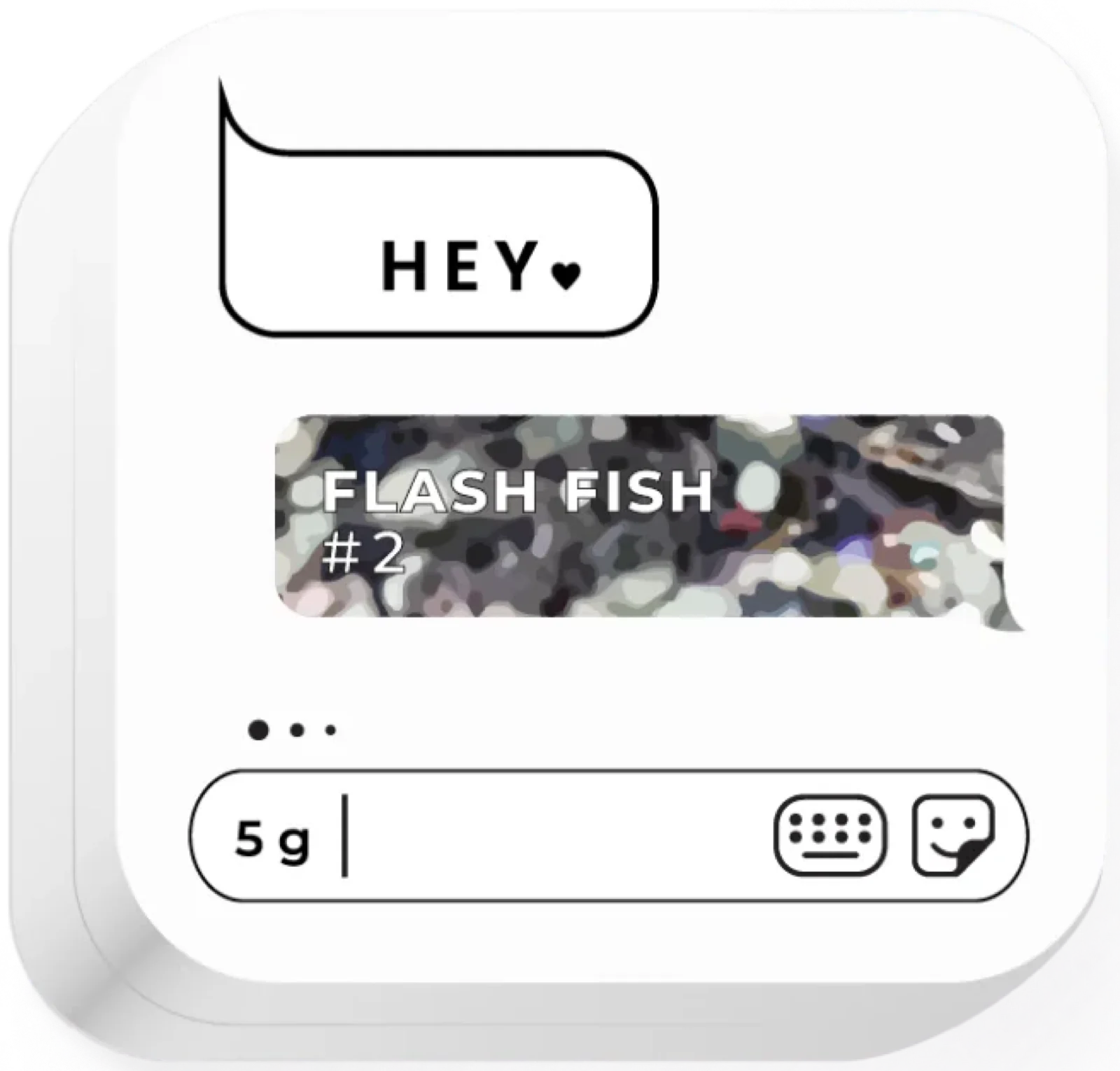 Design-Gel Flash Fish #2 von HeyLove, 5 g