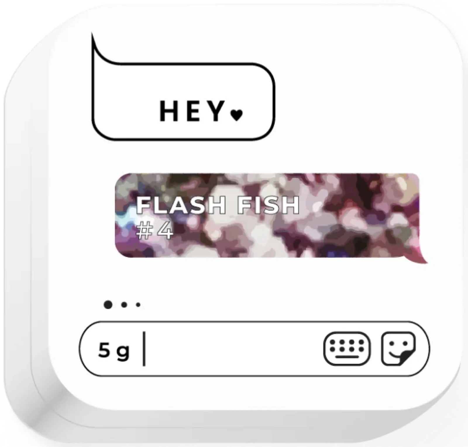 Design-Gel Flash Fish #4 von HeyLove, 5 g