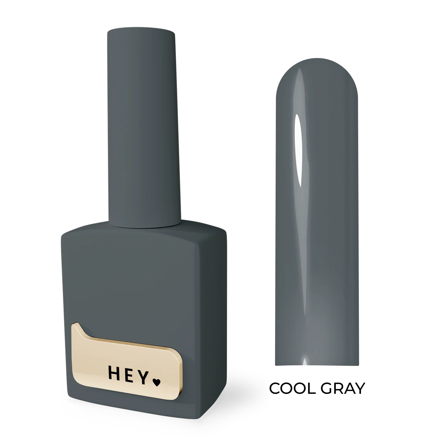 Gel-Lack Cool Gray von HeyLove, 15 ml