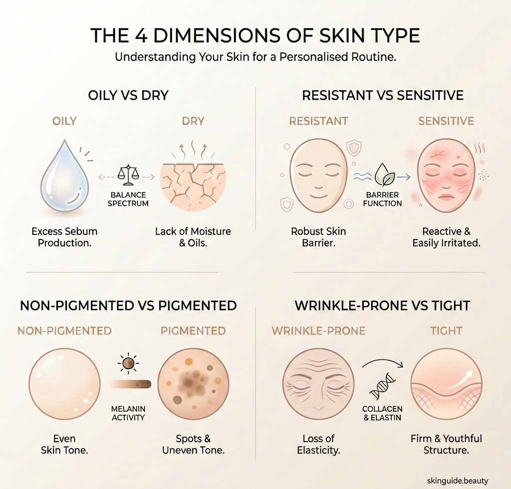 Four Skin Type Dimensions
