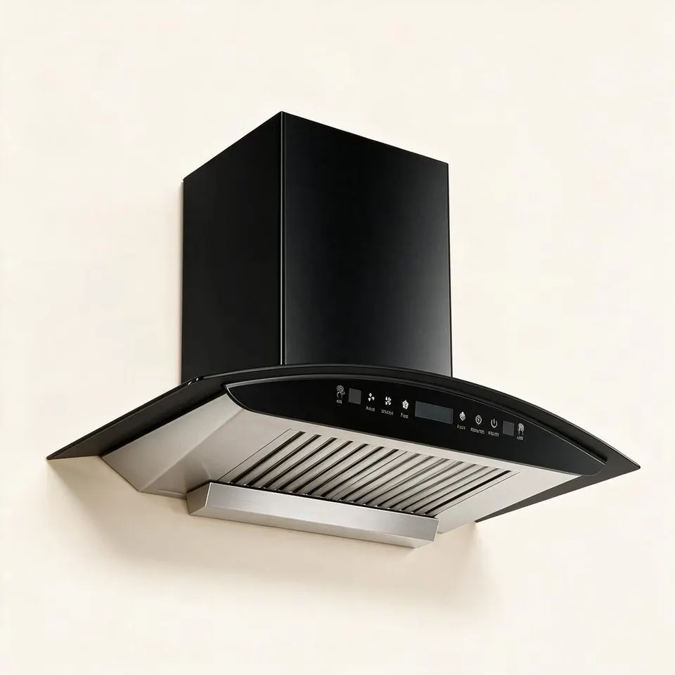 Chimney range hood 90 cm