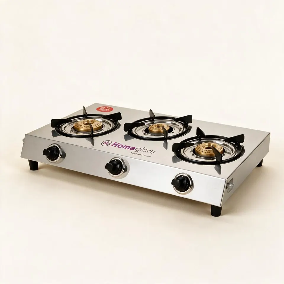 Homeglory Triple Cook Gas Stove 3 Burner