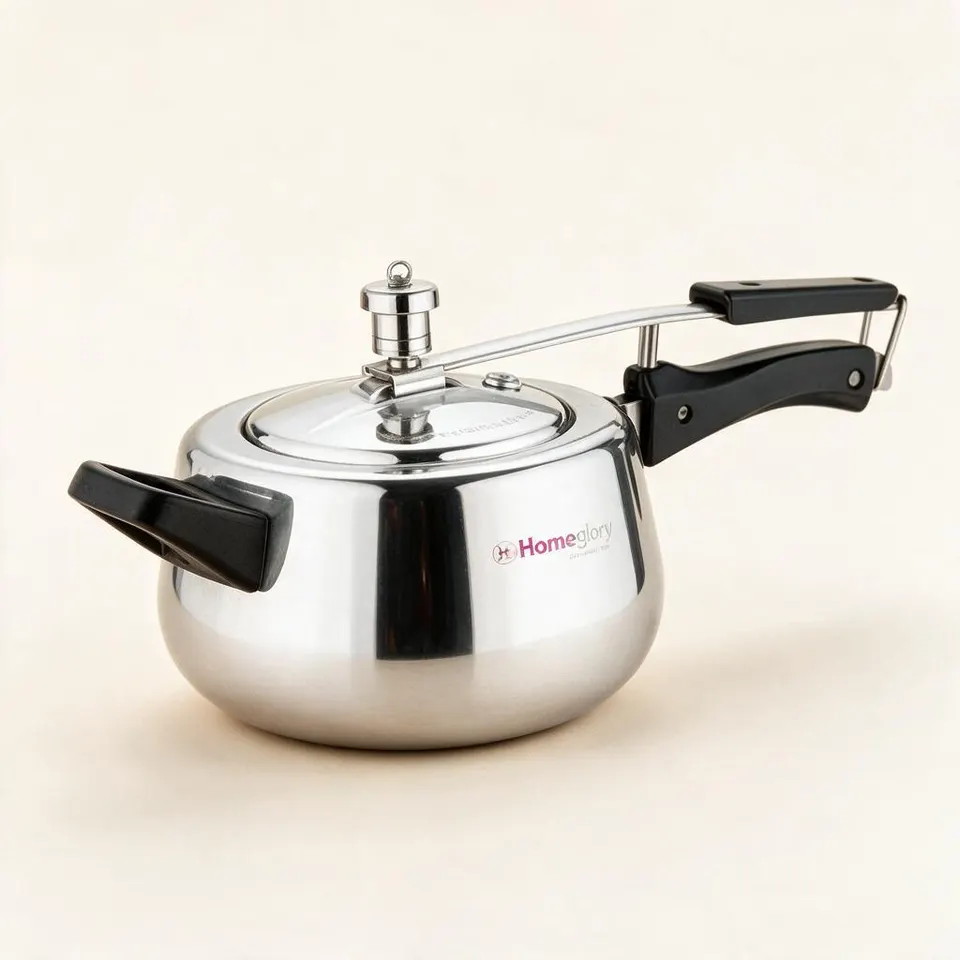 Homeglory SS Tri-Ply 5 Litre Pressure Cooker