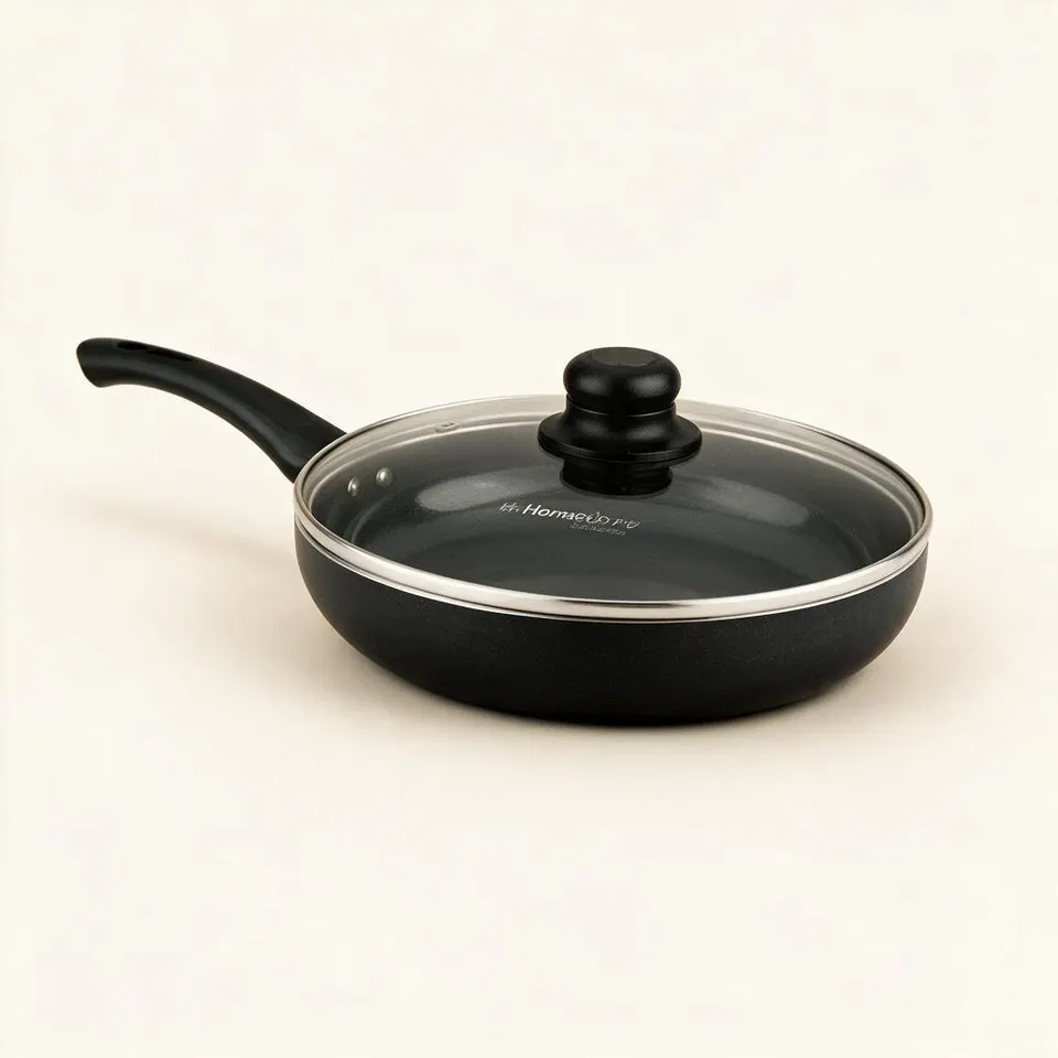 Homeglory 22 cm fry pan with lid