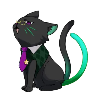 黒猫ハヤト