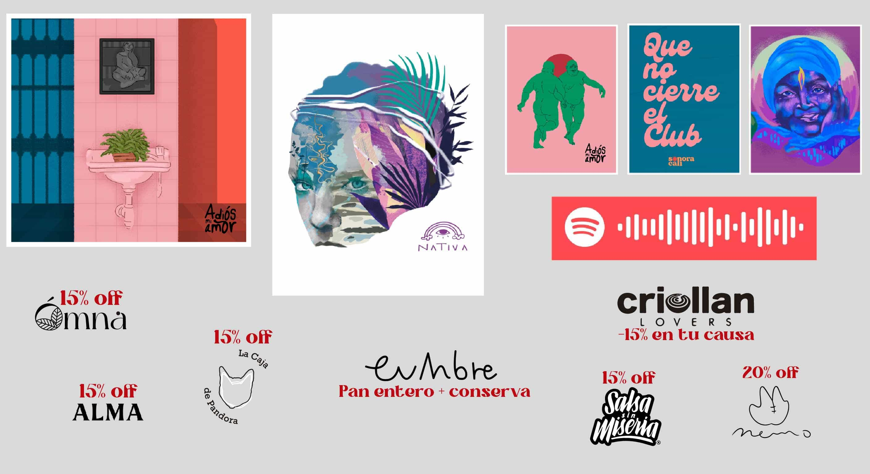 2 Ilustraciones impresas, Bonos y Playlist