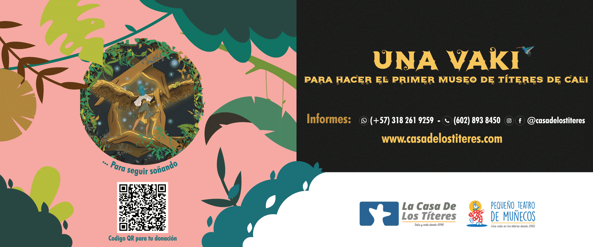 "Para seguir Soñando" ¡Primer museo de Títeres en Cali, Colombia!