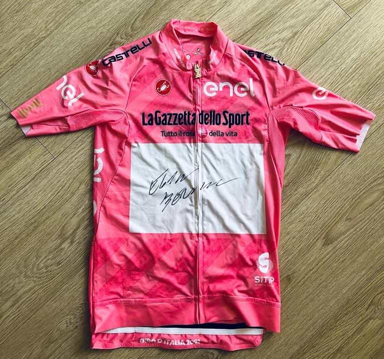 RIFA CAMISETA EGAN BERNAL GIRO DE ITALIA