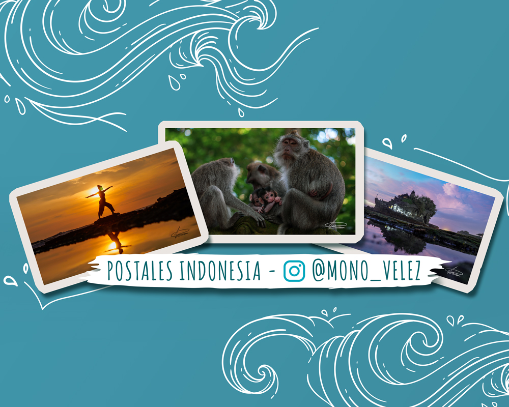 POSTALES INDONESIA- @mono_velez