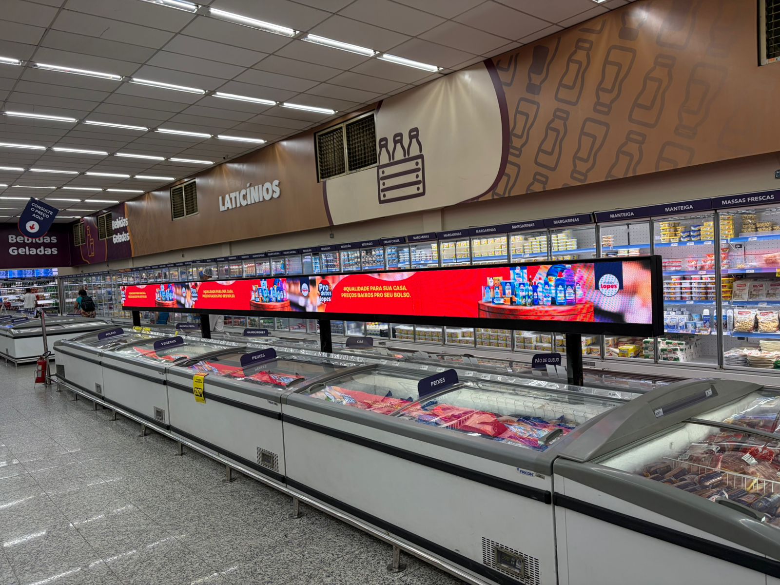 LEDs para geladeiras e congelados
