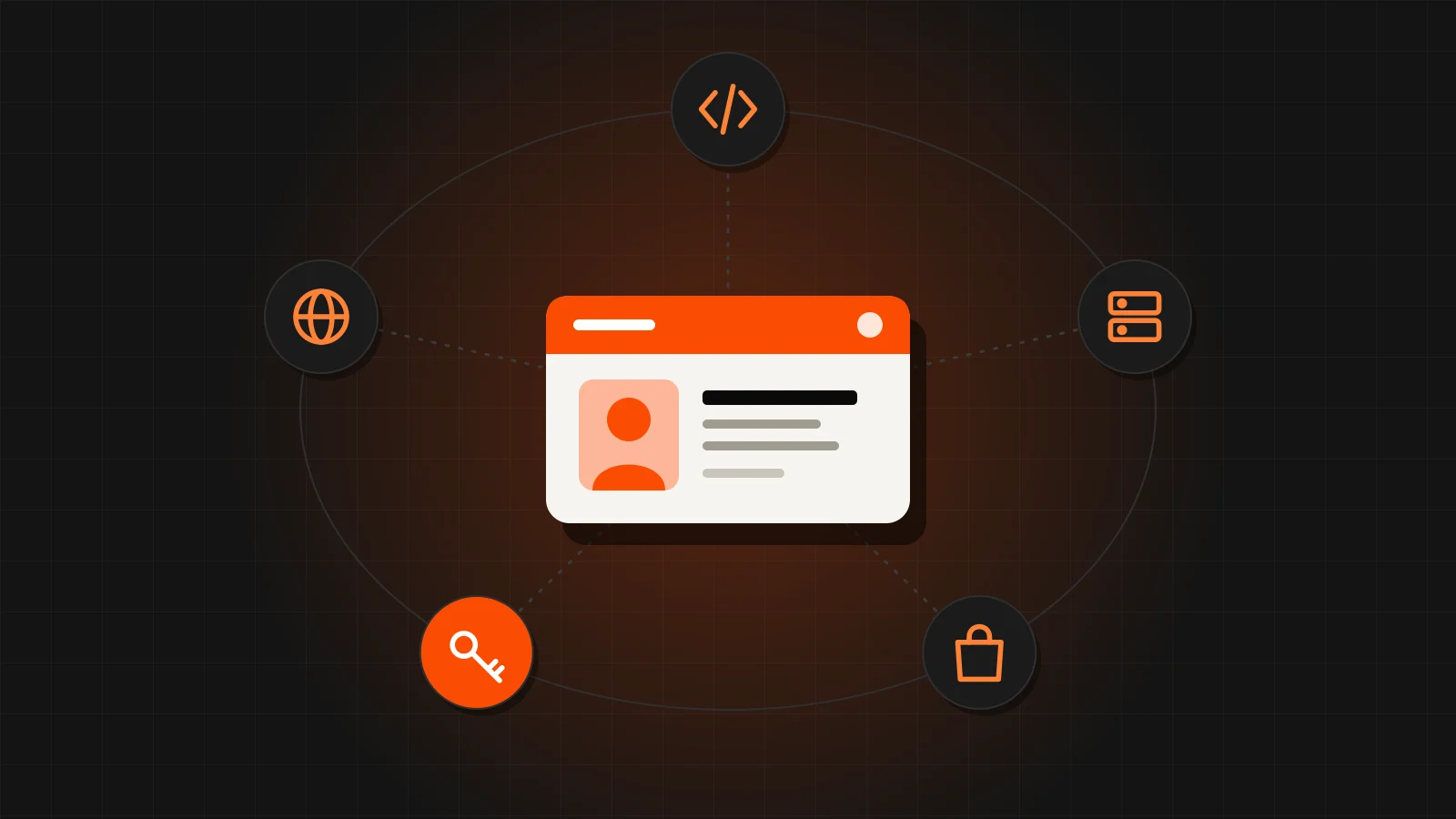The domain, the cloud, the code, the app stores and the logins: all in your name, so you can switch providers without starting over.